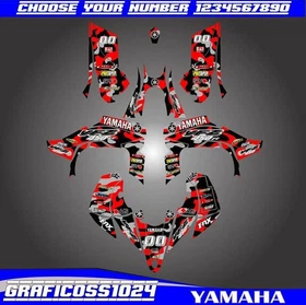 Yamaha YFZ 450R 450X Graphics kit 2014 2016 2018 to 2025 decals stickers ATV UTV