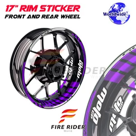 FRW Rim Sticker Decals 17 inch AA02 Set For Kawasaki NINJA ZX-14R 12-20 17 18 19