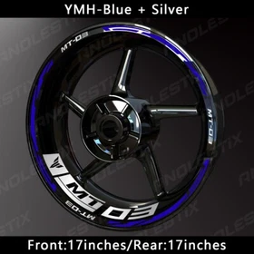 Reflective Motorcycle Wheel Sticker Rim Tape Decals Fits For YAMAHA MT03