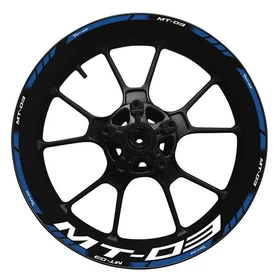 For Yamaha MT-03 wheel hub decal decoration set reflective waterproof stickers