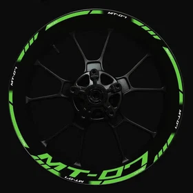 Wheel Hub Rim Decorative Decal Reflective Sticker For Yamaha MT-07 mt07