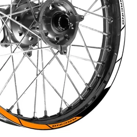21" 18" A01B Stripe Dirt Bike Wheel Stickers For Yamaha TT-R 230 11-23 22 21 20