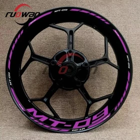 For Yamaha MT-09 MT 09 17 Inch Wheel Hub Rim Decorative Decal Reflective Sticker