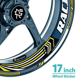 Racing BP 17 inch Rim Wheel Stickers Decals For Yamaha MT07 18-21 20 19