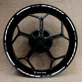For YAMAHA MT09 MT-09 17 inch Wheel Hub Rim Decorative Decal Reflective Sticker