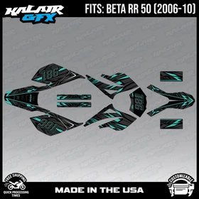 Graphics Kit for Beta RR50 (2006-2010) Twitch Series - TEAL