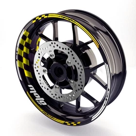 Aqua GP01 Racing 17" Rim Wheel Sticker For Suzuki SV 650X 19 20