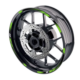 For Aprilia TUONO 125 17 18 19 20 17 inch Wheel Sticker Green DOT