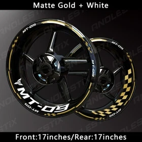 Reflective Motorcycle Wheel Sticker Rim Tape Decals Fits For YAMAHA MT09
