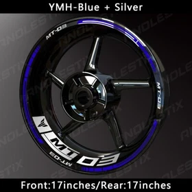 Reflective Motorcycle Wheel Sticker Rim Tape Decals Fits For YAMAHA MT03