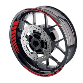 White 17 inch GP02 Wheel Sticker For Suzuki SV 650X 2019-2020