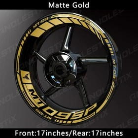 Reflective Motorcycle Wheel Sticker Rim Tape Decals Fits For YAMAHA MT09SP