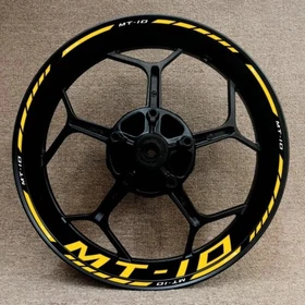 For YAMAHA MT10 MT-10 17 inch Wheel Hub Rim Decorative Decal Reflective Sticker