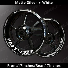 Reflective Motorcycle Wheel Sticker Rim Tape Decals Fits For YAMAHA MT09