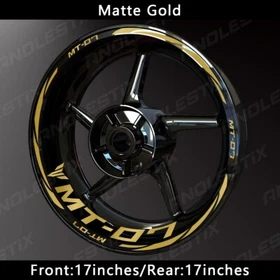 Reflective Motorcycle Wheel Sticker Rim Tape Decals Fits For YAMAHA MT07