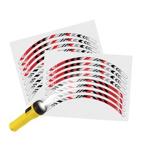 Reflective Sticker Stripes Yellow Pattern SH14 For Triumph SPRINT GT 11-12