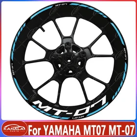 2025 New 17" Motorcycle wheel decals rim stickers set For YAMAHA MT07 MT-07