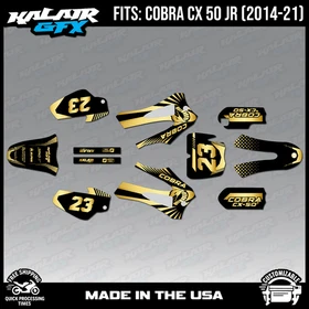Graphics Kit for COBRA CX50 JR 2014-2021 FH Series - Gold