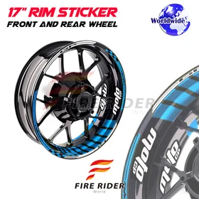 FRW Rim Sticker Decals 17 inch AA02 Set For Kawasaki ZX10R Ninja ZX1000 04-20 17