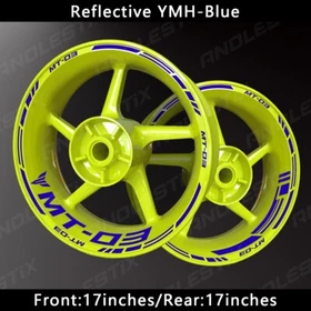 Reflective Motorcycle Wheel Sticker Rim Tape Decals Fits For YAMAHA MT03