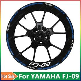 For YAMAHA FJ-09 17"Motorcycle Reflective Wheel Rim Sticker Stripe Decal New