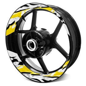 17 inch Vinyl Wheel Rim Stickers S22W For Yamaha MT10 18 19 20 21