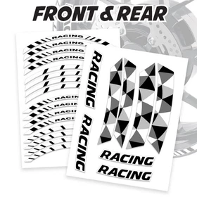 SP13 17'' Rim Wheel Stickers Decal Graphic Kit Set For Suzuki SV 650X 19-20