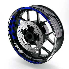 Motorcycle GP01 Aqua 17 inch Wheel Sticker For Yamaha FZ07 MT-07 18 19 20 21