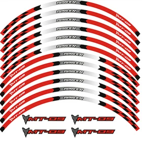 17" Rim Stripes Wheel Decals Tape Stickers For 2014-2021 YAMAHA MT-09 Tracer