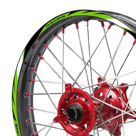 Green 21'' 18'' MX Wheel Rim Stickers R03B For Suzuki RMX 450Z 10 17-2019 18 19