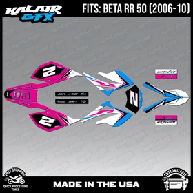 Graphics Kit for Beta RR50 (2006-2010) Razor Series - MAGENTA