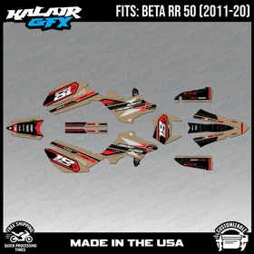 Graphics Kit for Beta RR50 (2011-2020) Warrior Series - TAN