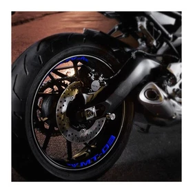 For Yamaha MT03 18-20 19 Racing Rim Wheel Stickers 17 inch Purple