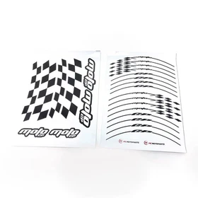 For Yamaha FZ07 MT-07 18-24 23 22 GP01 17 inch Wheel Rim Stickers Decal