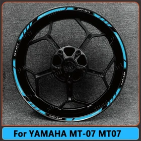For YAMAHA MT-07 MT07 MT 07 Wheel Hub Rim Decorative Decal Reflective Sticker