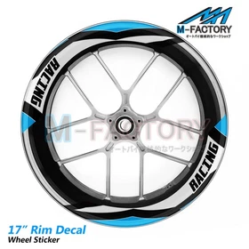 J10 17'' Rim Sticker Strip Tapes Vinyl Decal For Yamaha FJ09 FJR1300 FZ6R FZ07