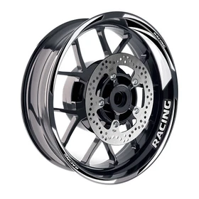 Orange GP08 Custom Rim Sticker Graphic For Suzuki TL 1000 R / S SV650X