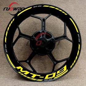 For Yamaha MT-09 MT 09 17 Inch Wheel Hub Rim Decorative Decal Reflective Sticker