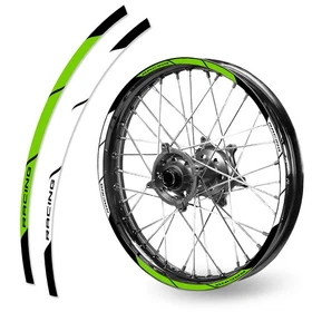Green Dirt Bike MX Wheel Rim Sticker P04B For Suzuki DR-Z 400S 25 24 23 22 21 20