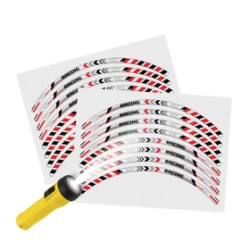 Retroreflective Rim Wheel Sticker SH16 For Ducati SCRAMBLER CAFE RACER 17-21