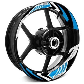 Aqua Inner Decal Wheel Rim Stickers S16W For Yamaha FJ09 MT-09 Tracer 18-20