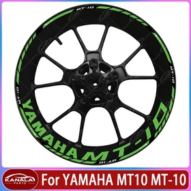 For YAMAHA MT10 MT-10 17inch Motorcycle Wheel Rim Reflective Decal Sticker New