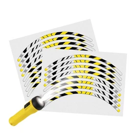 Retroreflective 17" Rim Wheel Sticker SH17 For Honda CB 919 Hornet 900 2002-2007