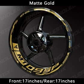 Reflective Motorcycle Wheel Sticker Rim Tape Decals Fits For YAMAHA MT09SP