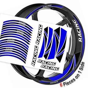 Orange Vinyl Wheel Decal Stickers GP08 For Suzuki TL 1000 R / S SV650X