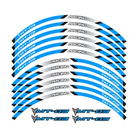 For YAMAHA MT-03 MT03 Motorcycle wheel sticker Reflective Stripe Wheel Decals