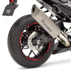 For Yamaha FZ10 MT-10 18-24 23 22 21 Wheel Edge Rim Stickers 17 inch C01B Orange