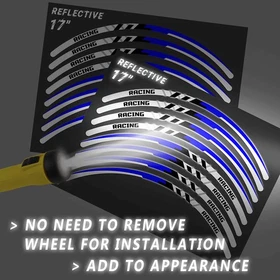 Retroreflective Rim Strips Decal Sticker SH18 For Ducati 1299 Panigale 2015-2019