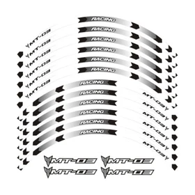 For 2019 Yamaha MT03 MT-03 Motorcycle Wheel Rim Reflective Decal Sticker