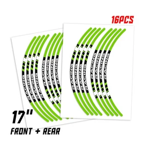 Blue STRIPE 17 inch Edge Rim Sticker For Yamaha FJ09 MT-09 Tracer 18 19 20